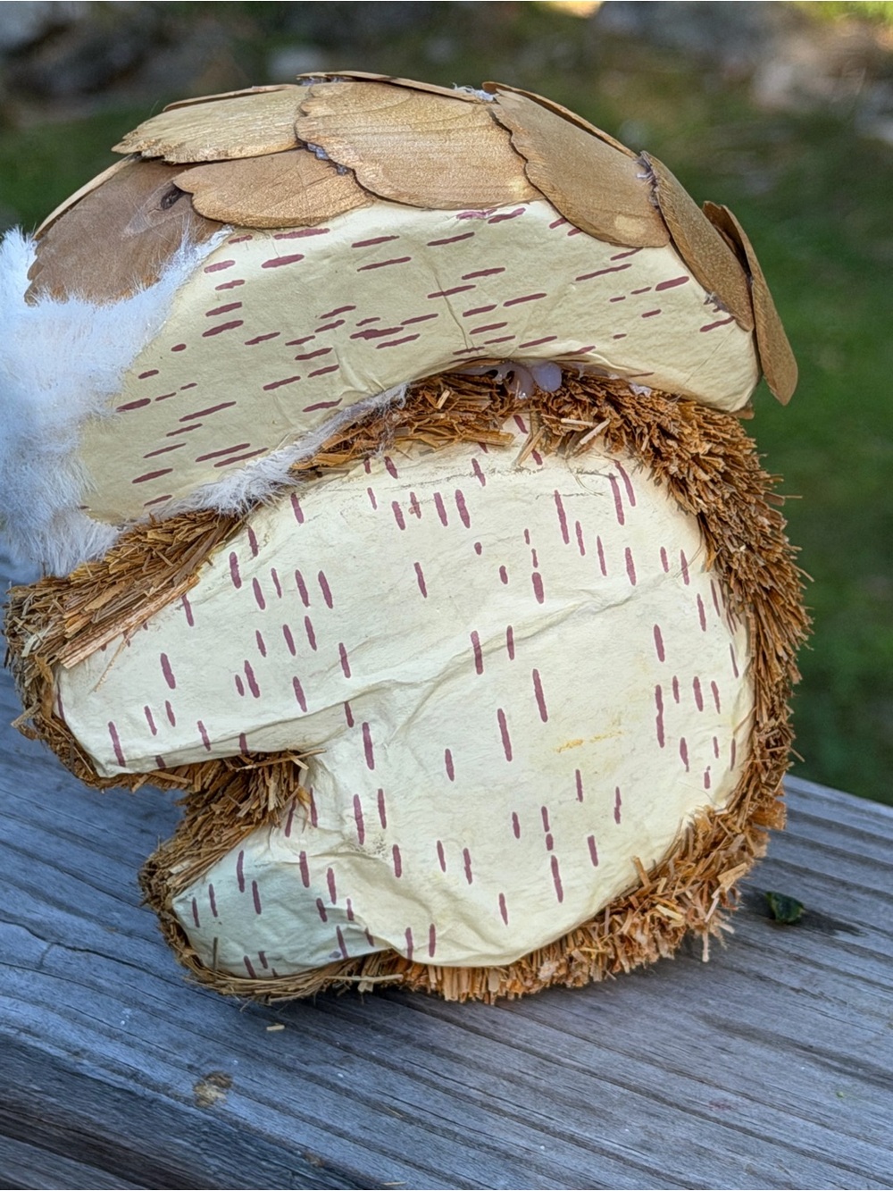 🦊 Autumn Sisal Fox & Wreath | For Centerpiece or Hang - Picture 10 of 15
